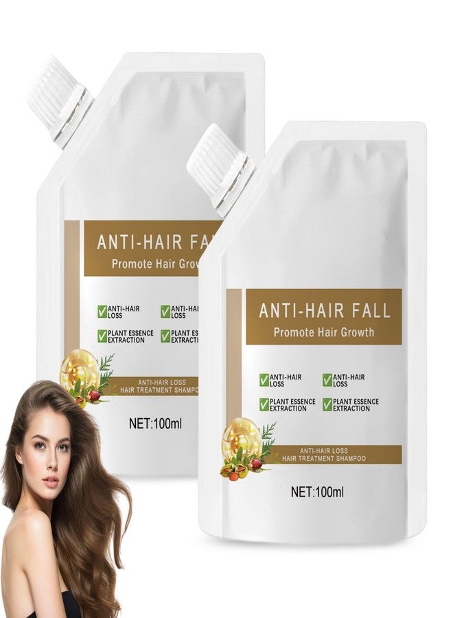 OBRVE 2Pcs Anti-Hair Fall Hair Loss Shampoo, Anti-Hair Fall Promote Hair Growth, Anti Hair Loss Shampoo, Moisturizing & Promoting Hair Growth, Suitable for All Hair Types (2PCS) - Image 1